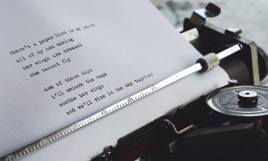 Základy typografie, ukážka rôznych písiem na papieri